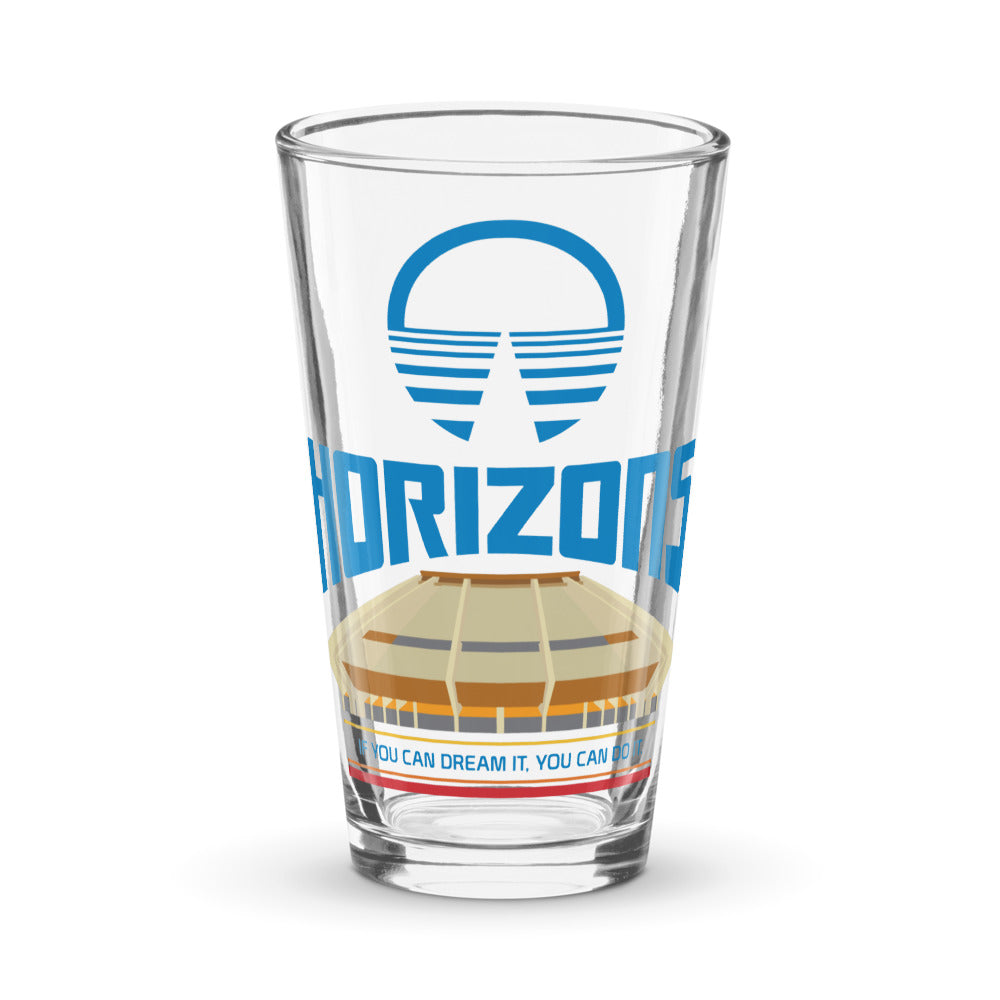 HORIZONS title Pint Glass