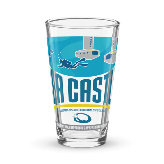 HORIZONS sea castle Pint Glass