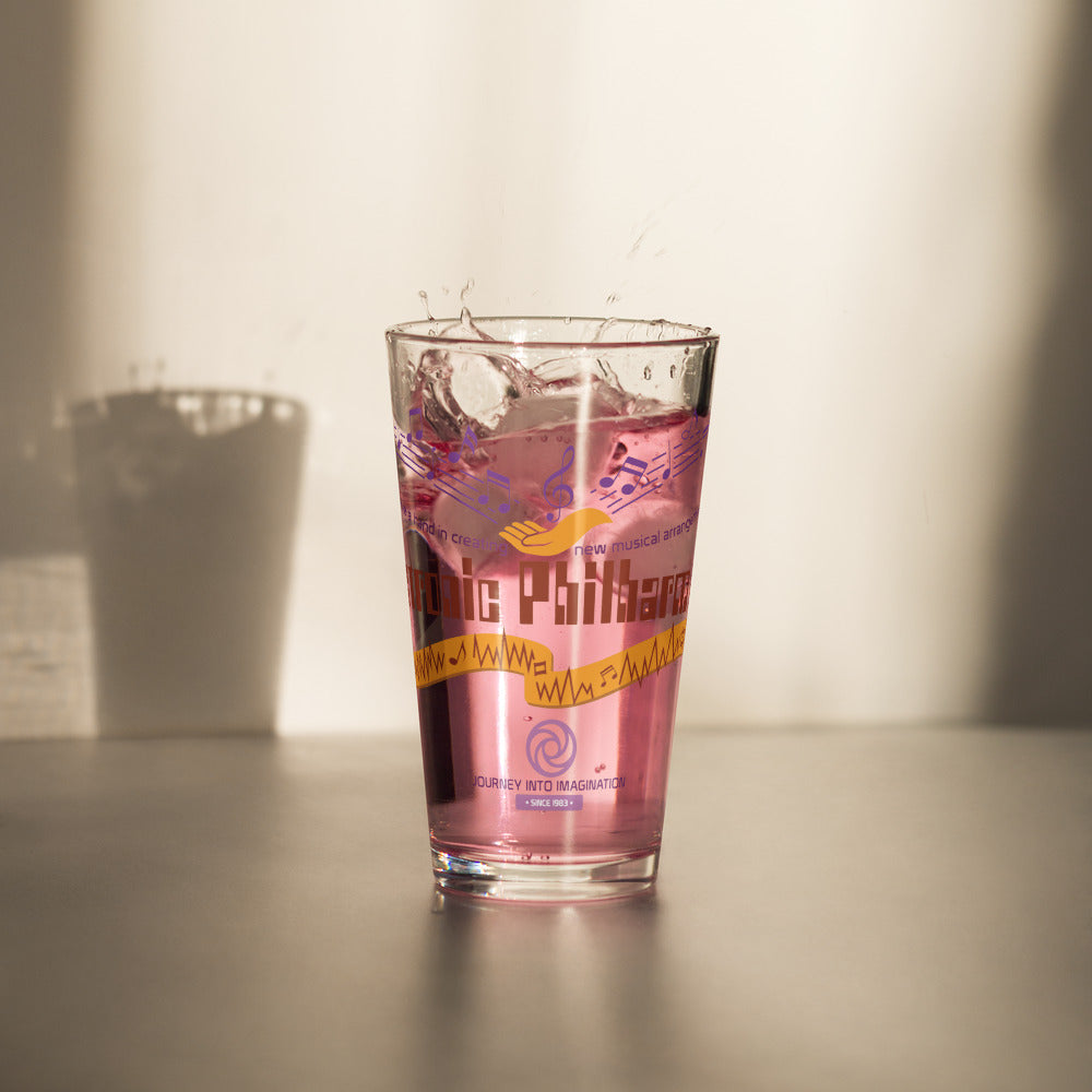 JOURNEY INTO IMAGINATION electronic philharmonic Pint Glass