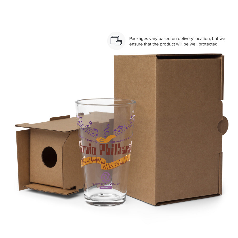 JOURNEY INTO IMAGINATION electronic philharmonic Pint Glass