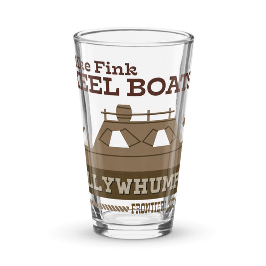 MIKE FINK KEEL BOATS gullywhumper Pint Glass