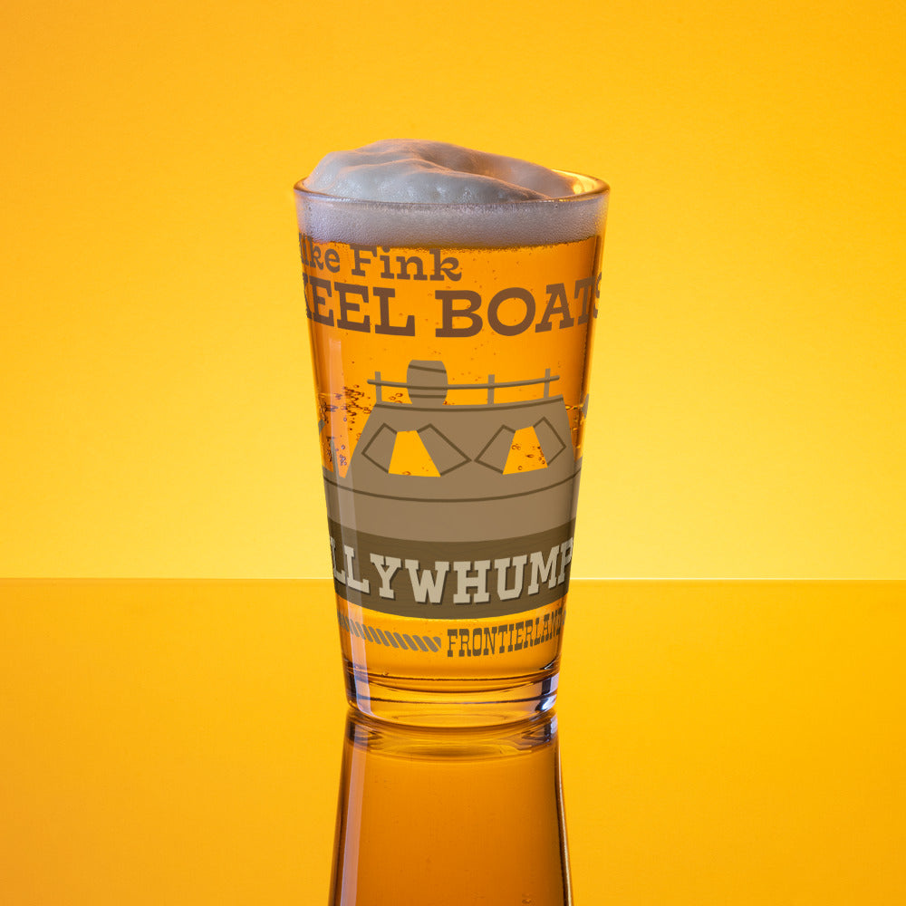 MIKE FINK KEEL BOATS gullywhumper Pint Glass