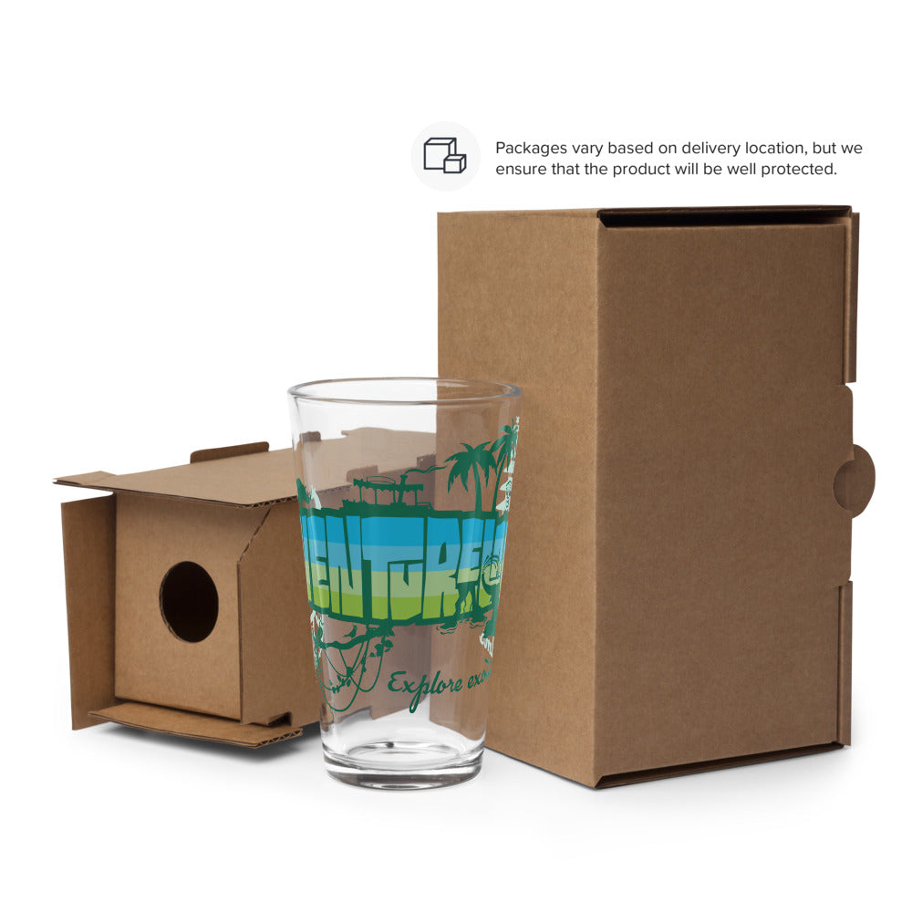 MK ADVENTURELAND jungle green Pint Glass