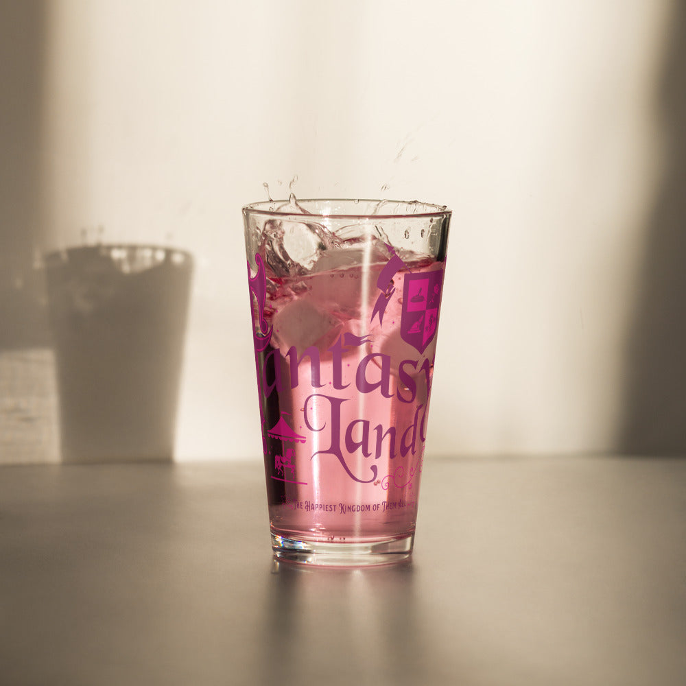 MK FANTASYLAND title Pint Glass