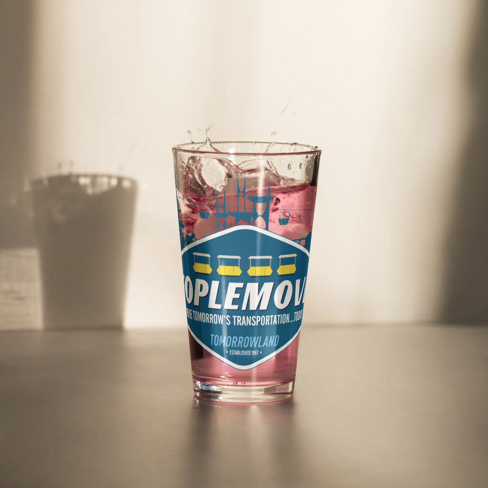 PEOPLEMOVER title Pint Glass