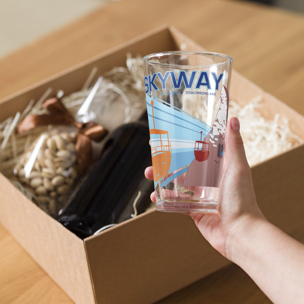 SKYWAY 1965 matterhorn Pint Glass