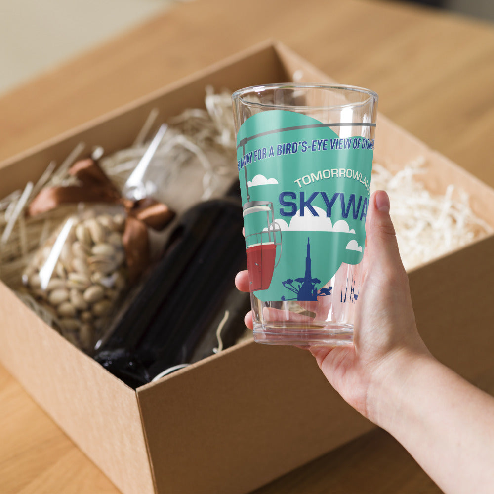 SKYWAY 1965 tomorrowland Pint Glass