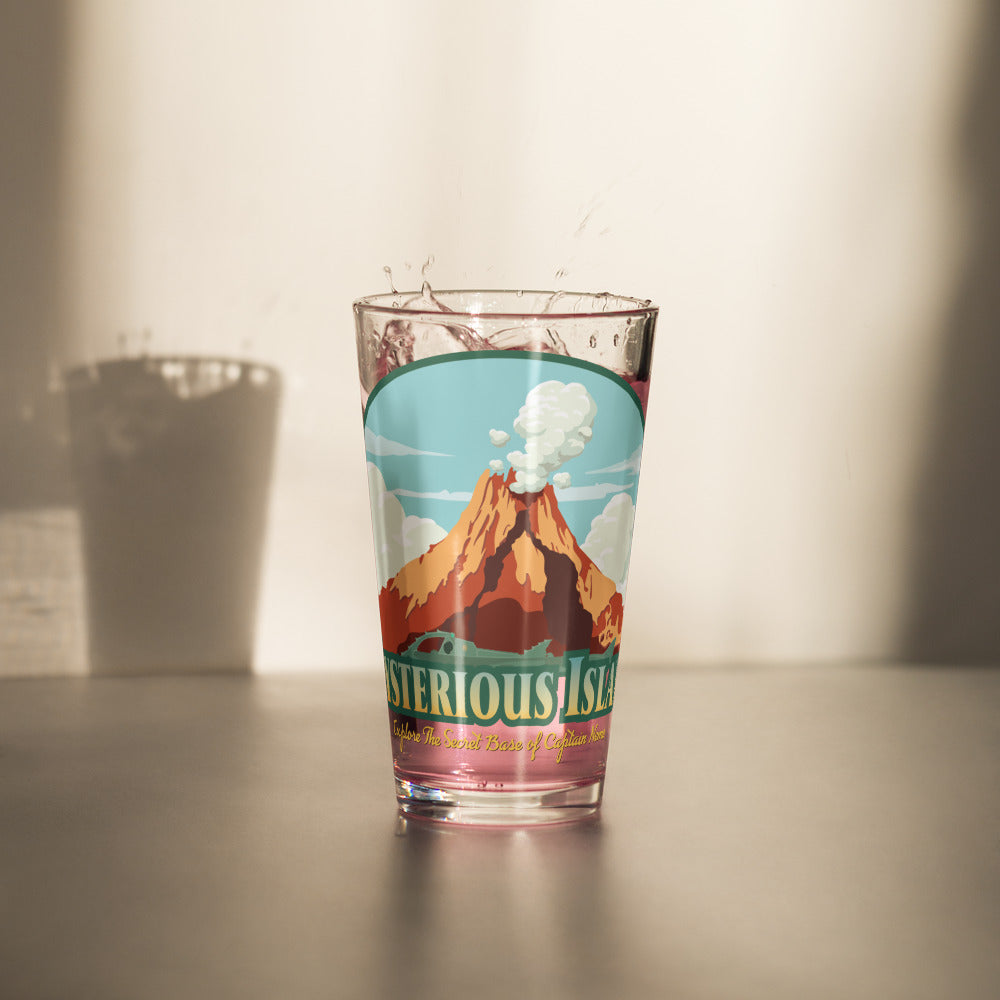 TDS MYSTERIOUS ISLAND port title Pint Glass