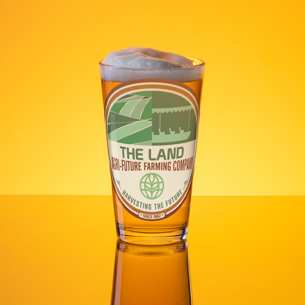 THE LAND agri-future Pint Glass
