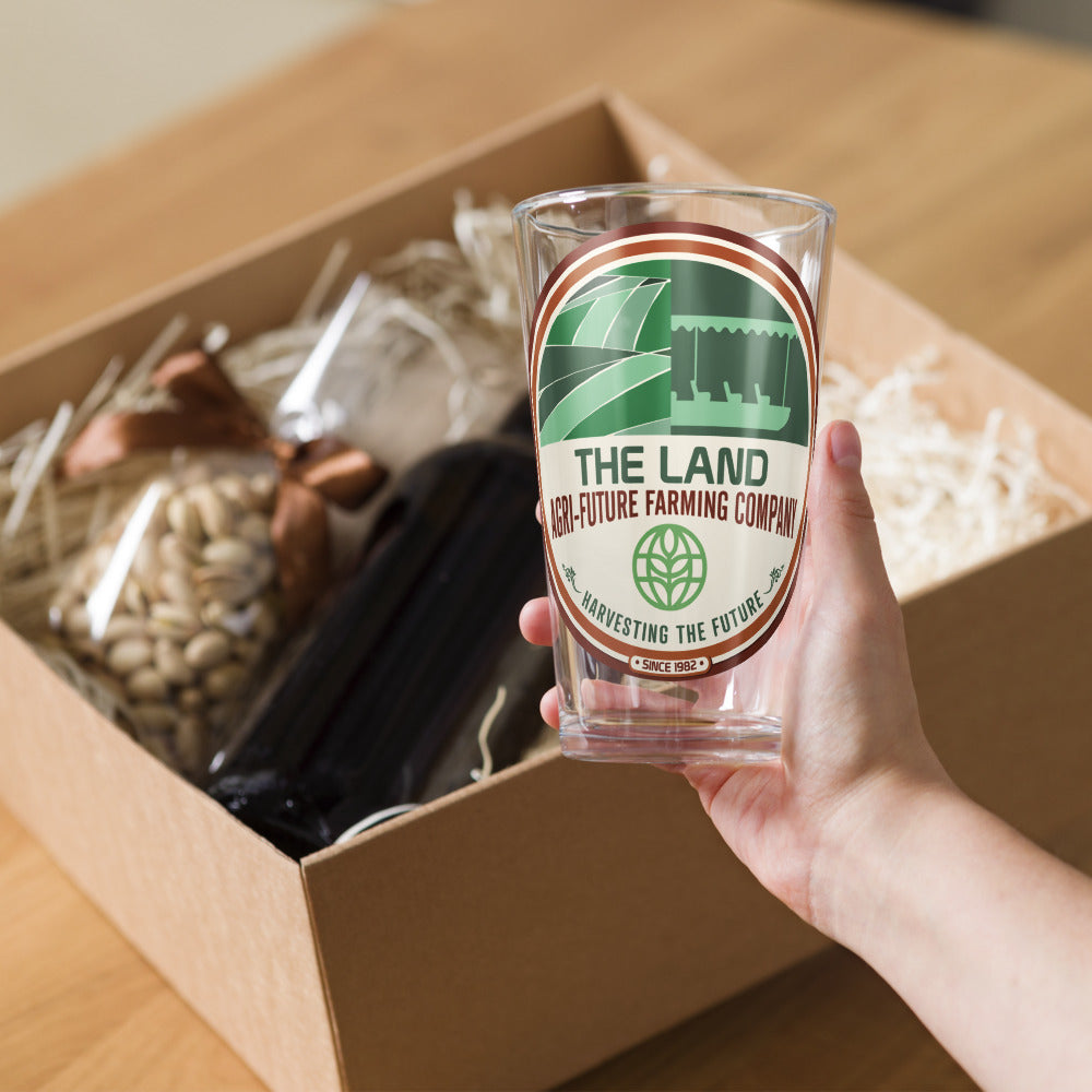 THE LAND agri-future Pint Glass