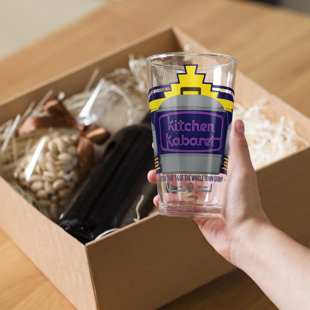 THE LAND kitchen kabaret theater Pint Glass