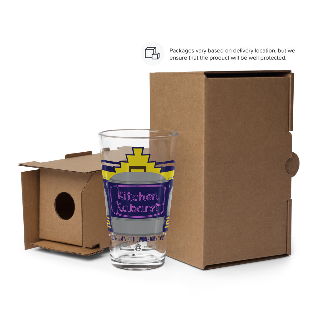 THE LAND kitchen kabaret theater Pint Glass