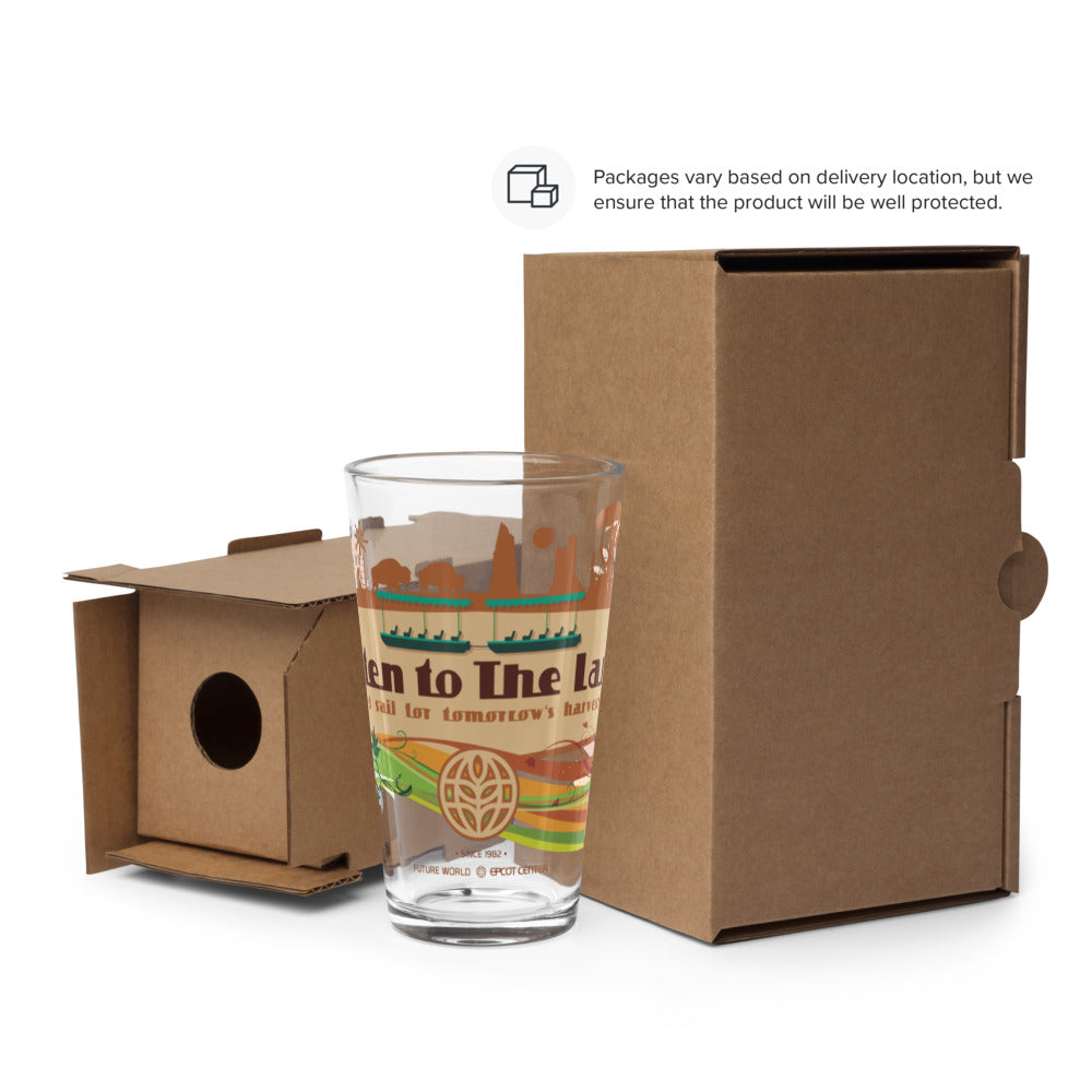 THE LAND listen to the land Pint Glass
