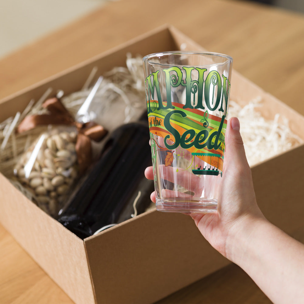 THE LAND symphony of the seed Pint Glass