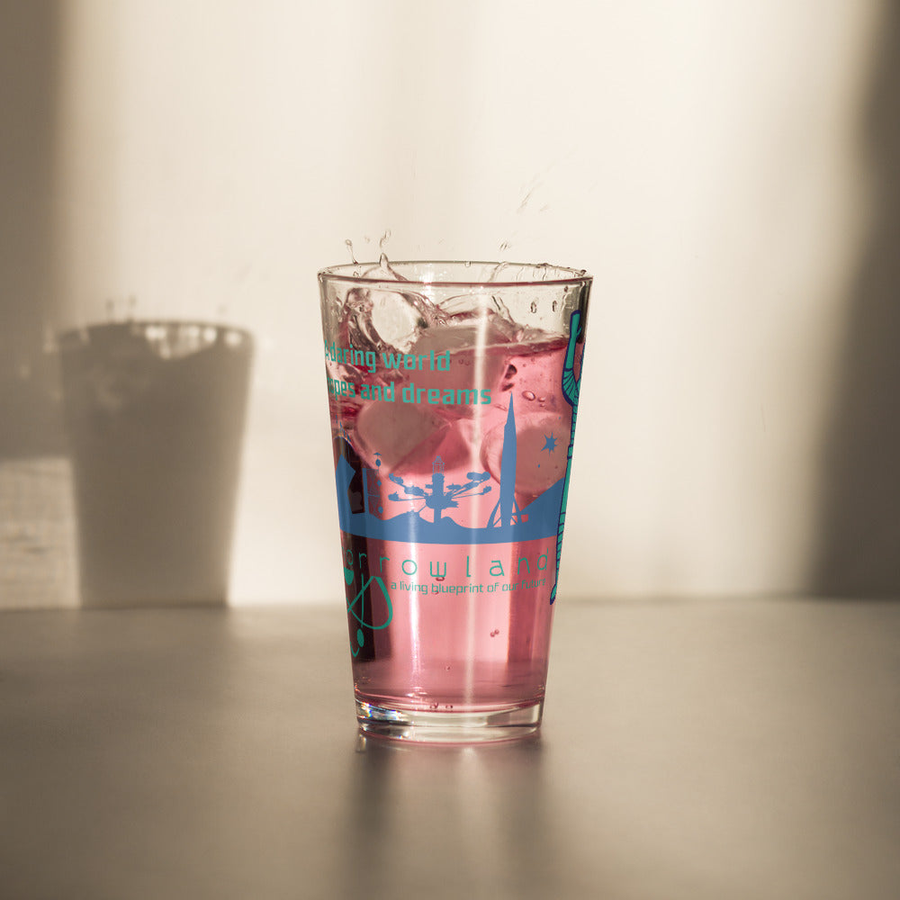 TOMORROWLAND astronaut Pint Glass