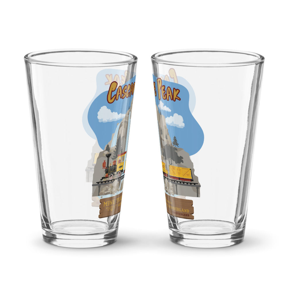 MINE TRAIN THROUGH NATURE'S WONDERLAND cascade peak Pint Glass