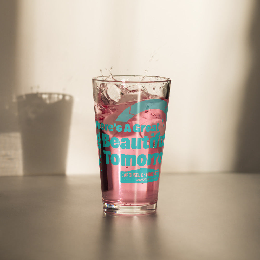 CAROUSEL OF PROGRESS beautiful tomorrow Pint Glass