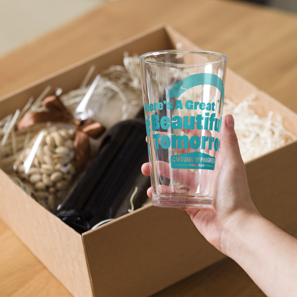 CAROUSEL OF PROGRESS beautiful tomorrow Pint Glass