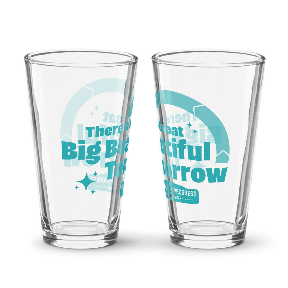 CAROUSEL OF PROGRESS beautiful tomorrow Pint Glass