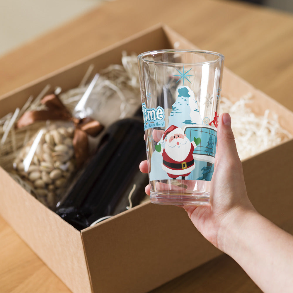 DL HOLIDAY TIME future house Pint Glass