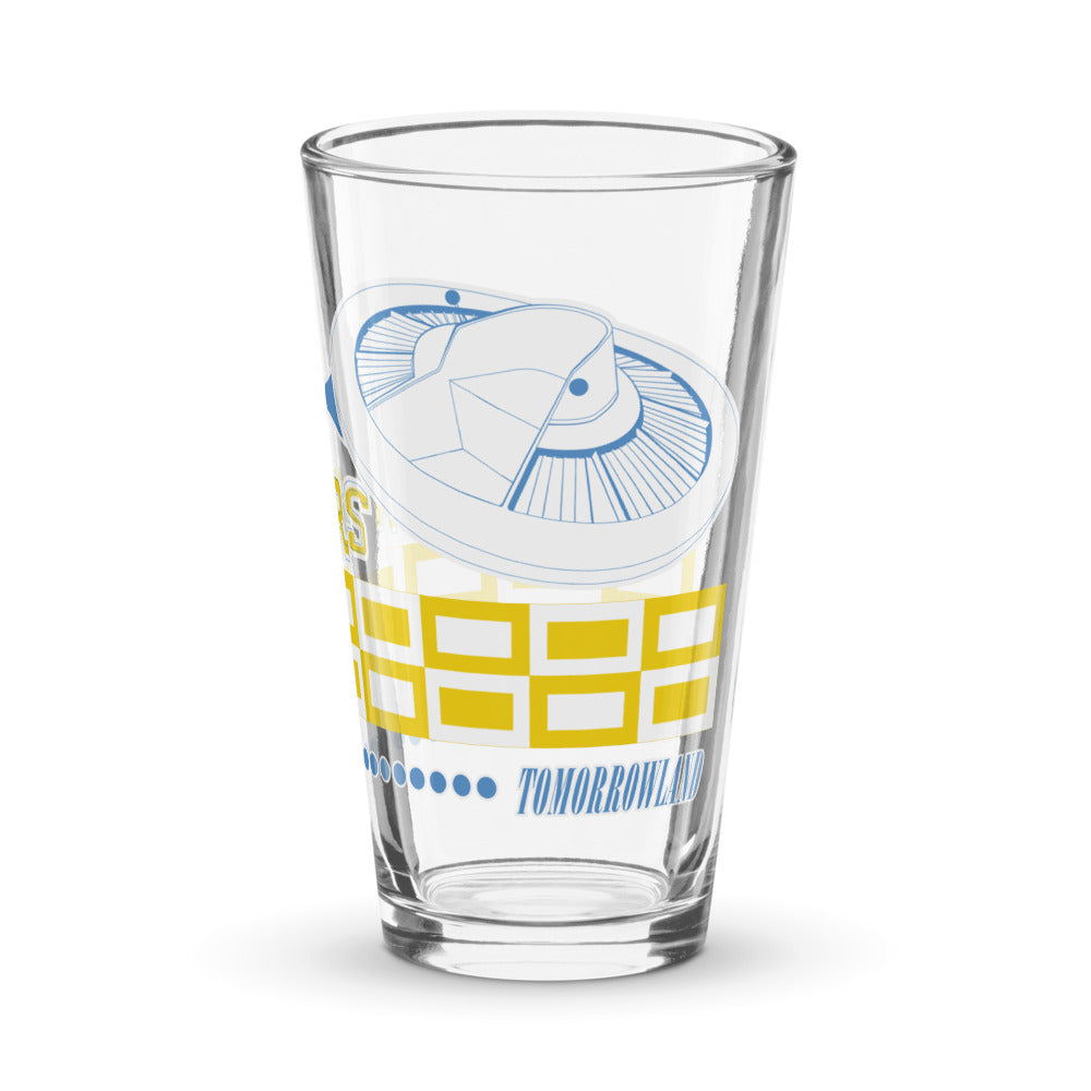 FLYING SAUCERS title Pint Glass