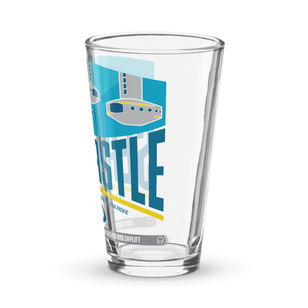 HORIZONS sea castle Pint Glass