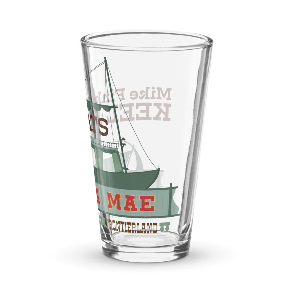 MIKE FINK KEEL BOATS bertha mae Pint Glass