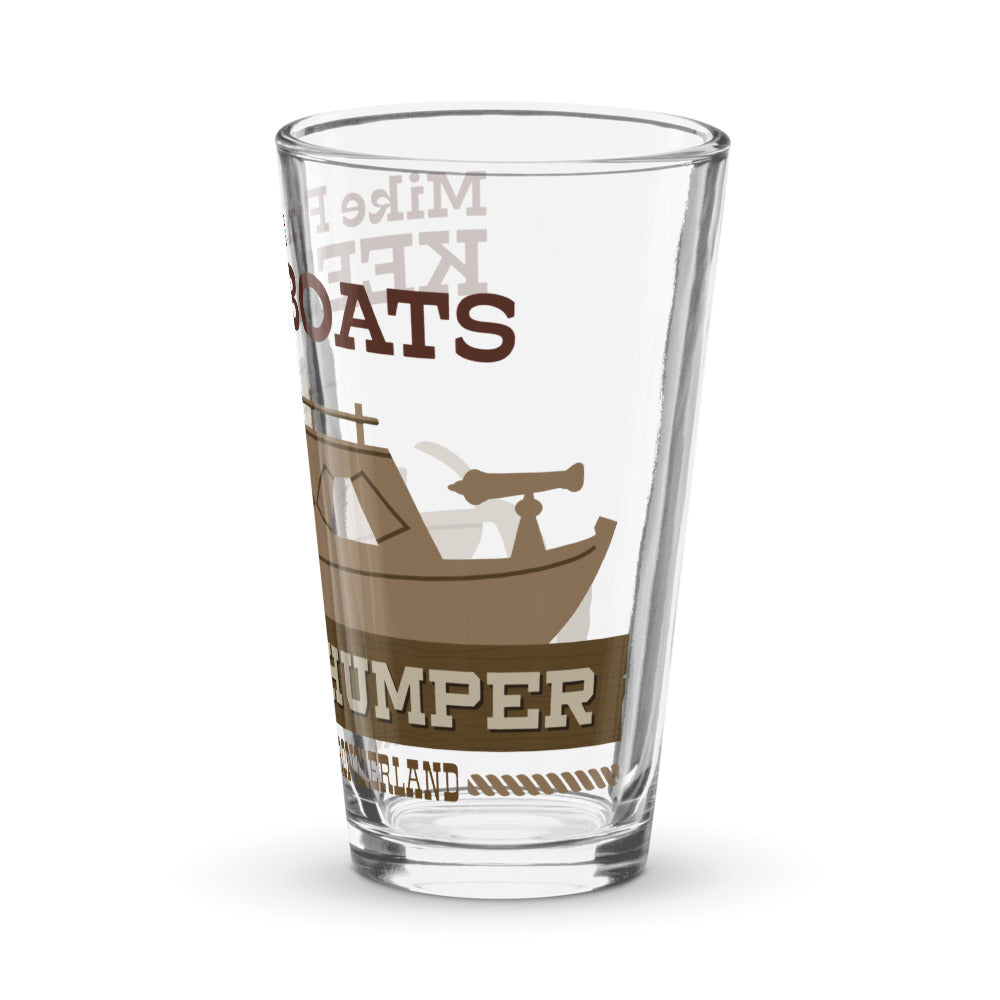 MIKE FINK KEEL BOATS gullywhumper Pint Glass