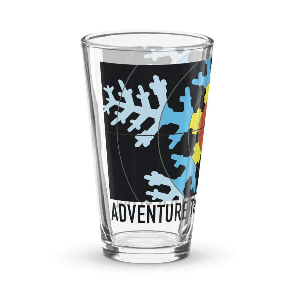 ADVENTURE THRU INNER SPACE miniaturization Pint Glass