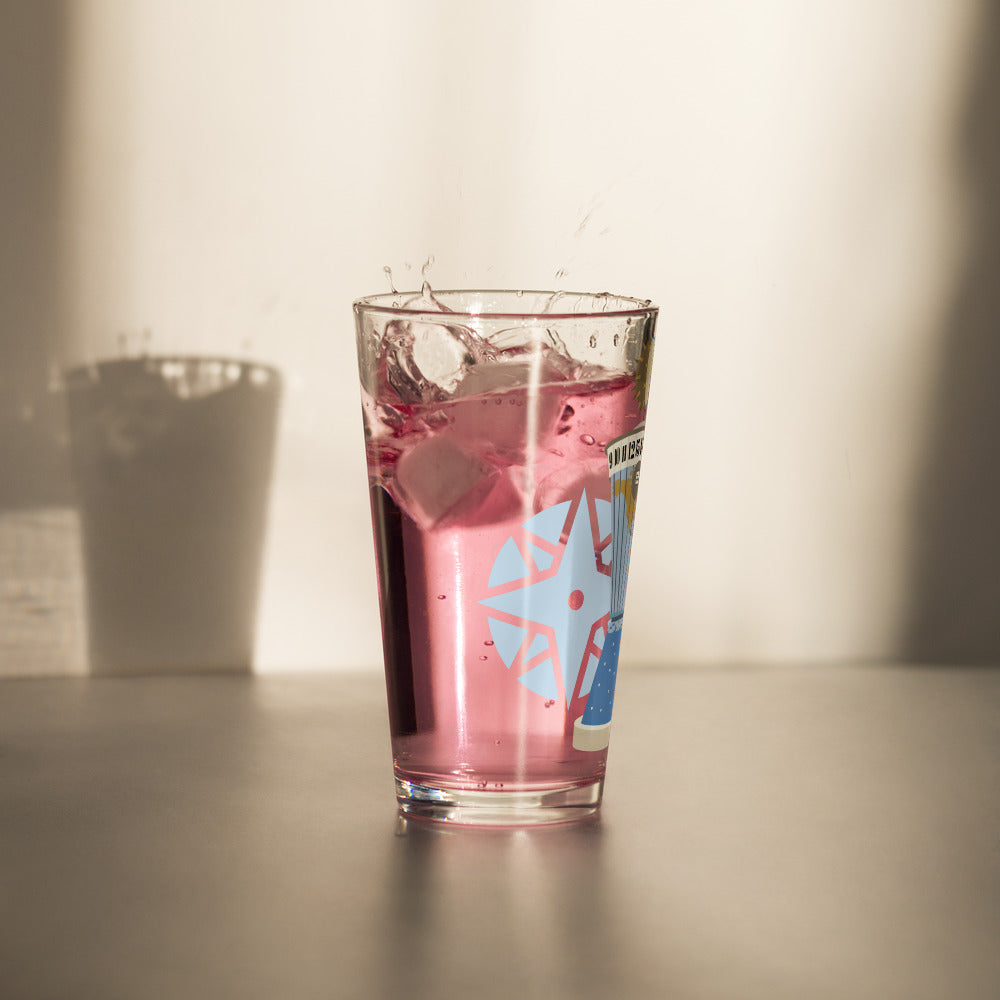 CLOCK OF THE WORLD tower Pint Glass