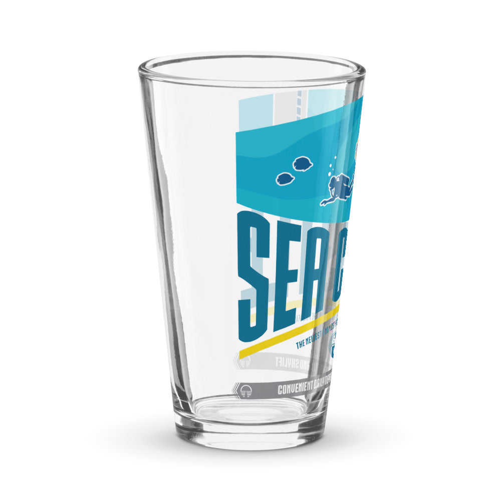 HORIZONS sea castle Pint Glass