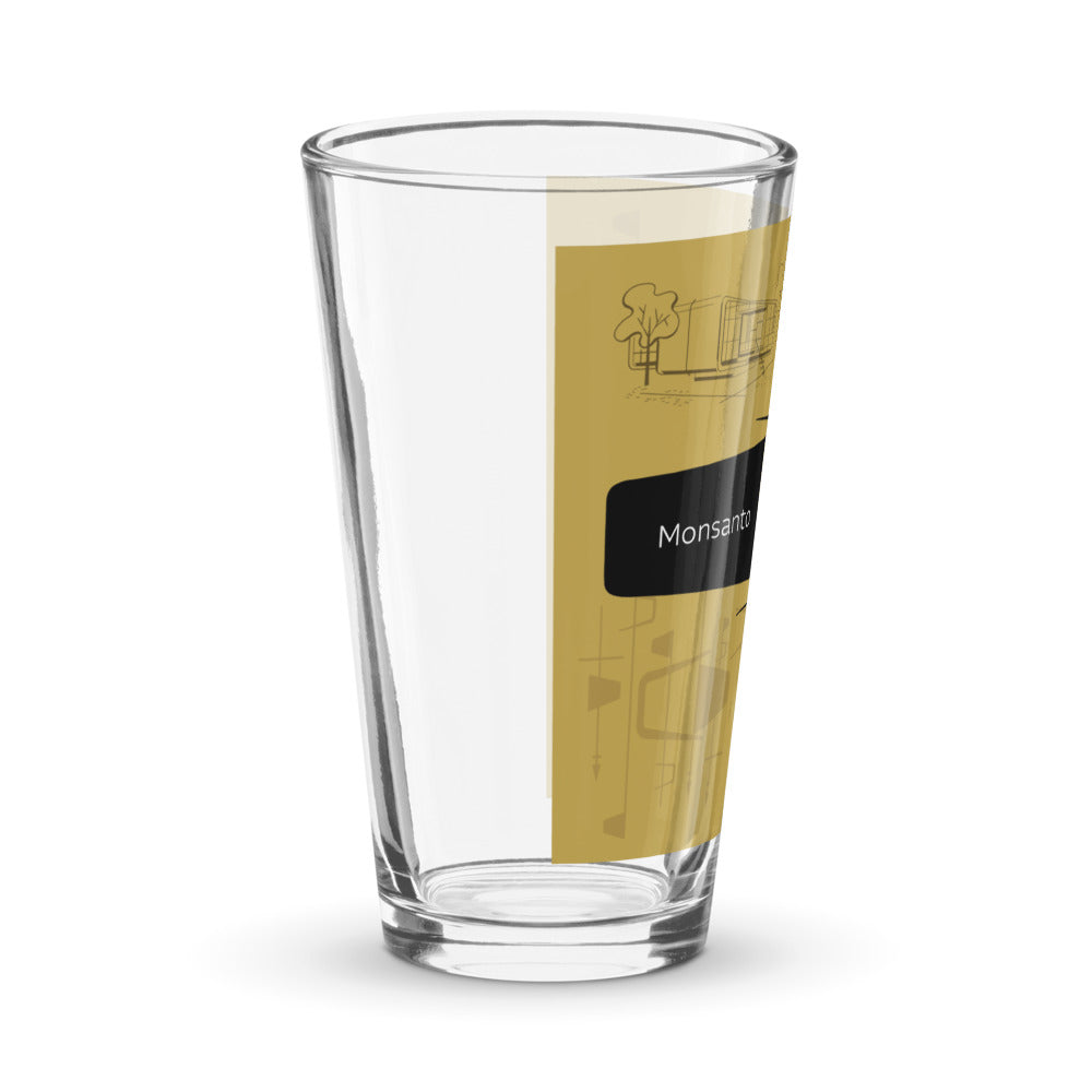 HOUSE OF THE FUTURE title block Pint Glass