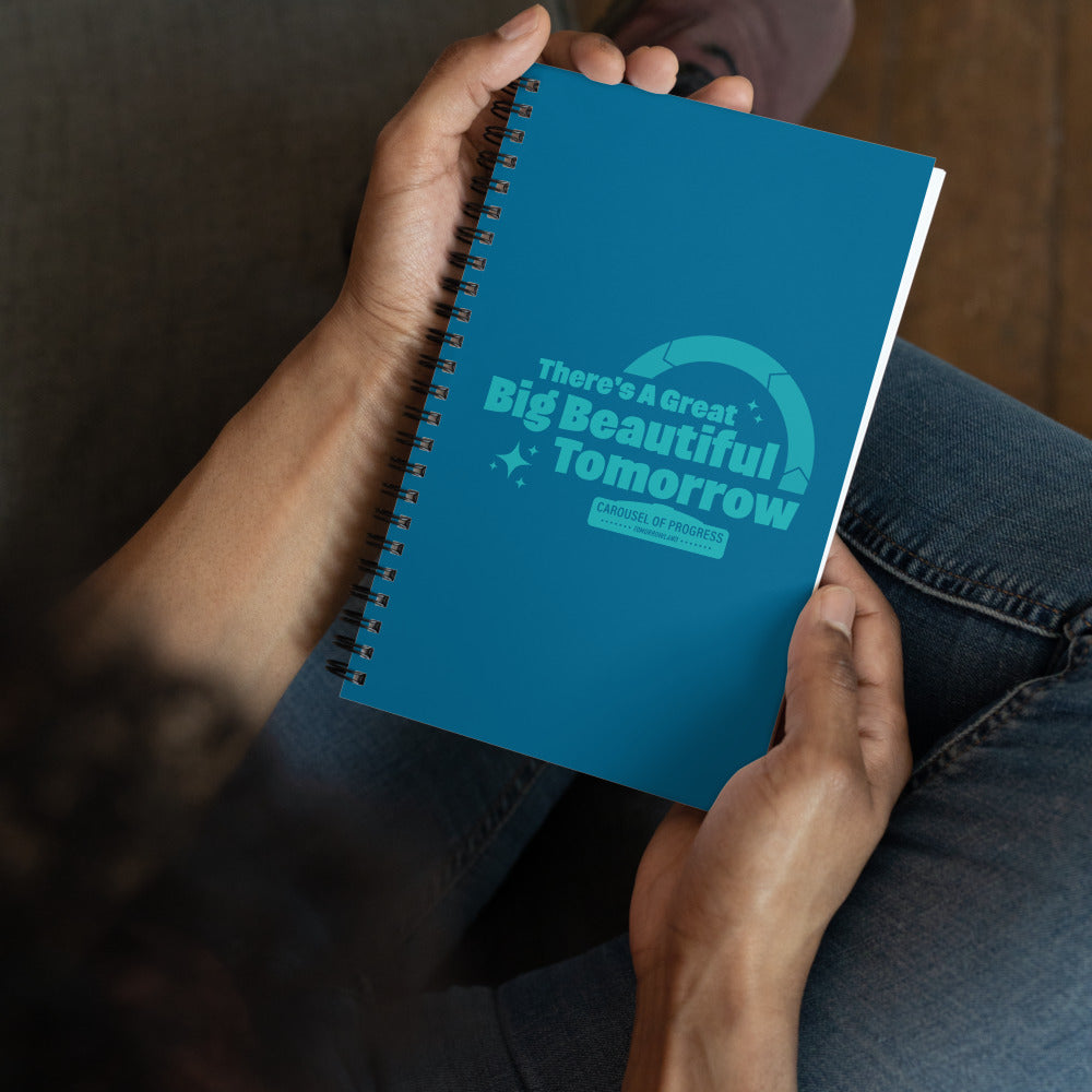 CAROUSEL OF PROGRESS beautiful tomorrow Spiral Notebook