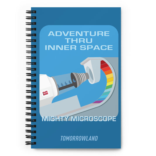 ADVENTURE THRU INNER SPACE mighty microscope Spiral Notebook