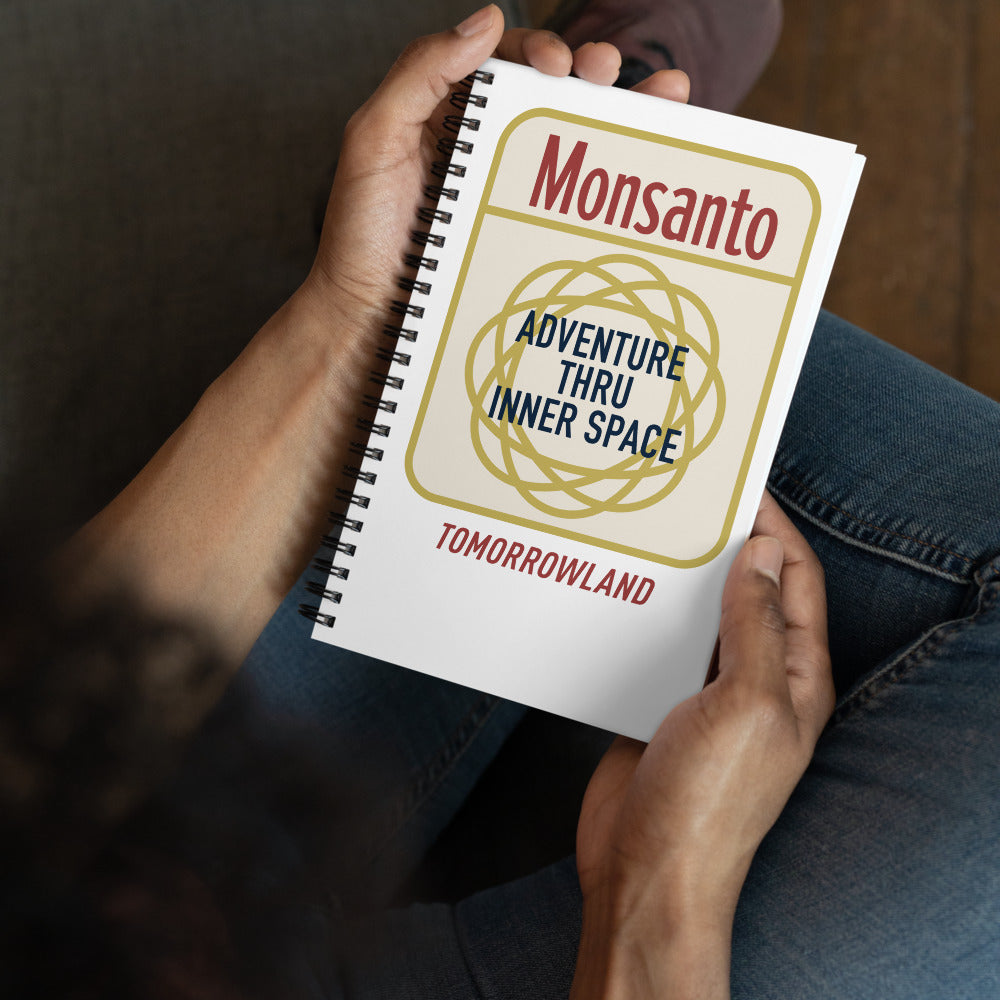 ADVENTURE THRU INNER SPACE monsanto Spiral Notebook