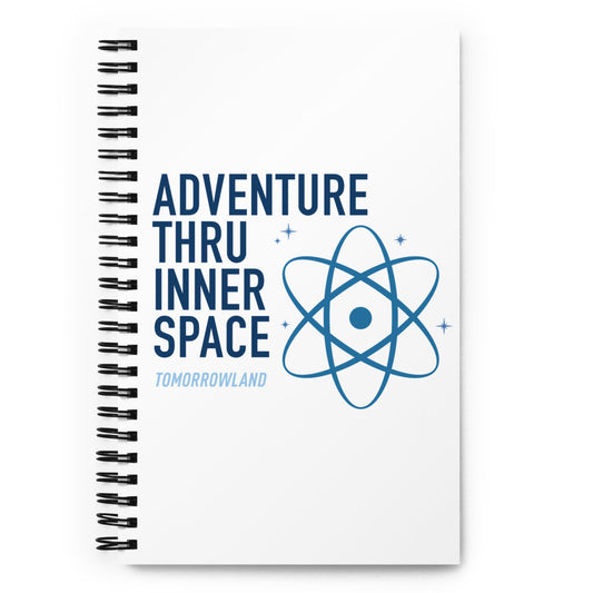 ADVENTURE THRU INNER SPACE atom Spiral Notebook