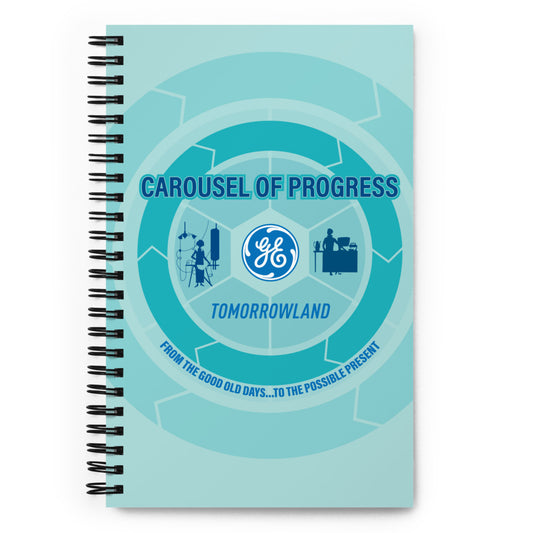CAROUSEL OF PROGRESS icon Spiral Notebook