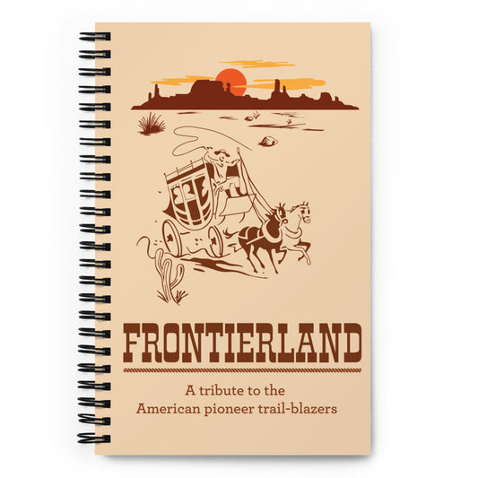 FRONTIERLAND stagecoach Spiral Notebook