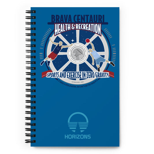 HORIZONS brava centauri sports Spiral Notebook