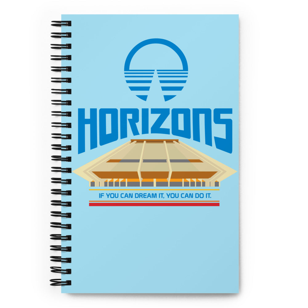 HORIZONS title Spiral Notebook