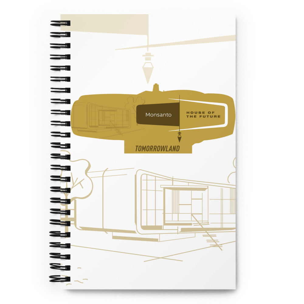 HOUSE OF THE FUTURE house Spiral Notebook