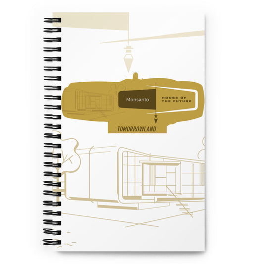 HOUSE OF THE FUTURE house Spiral Notebook