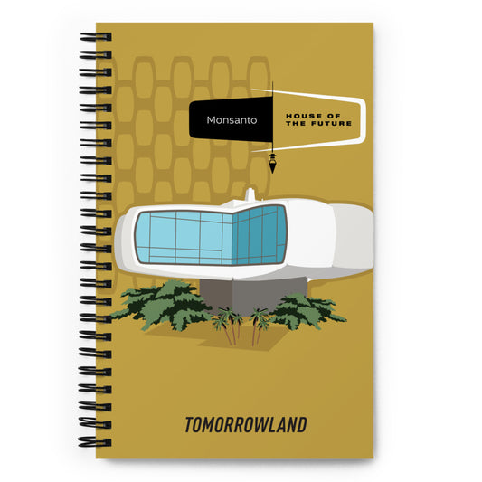 HOUSE OF THE FUTURE isolated Spiral Notebook
