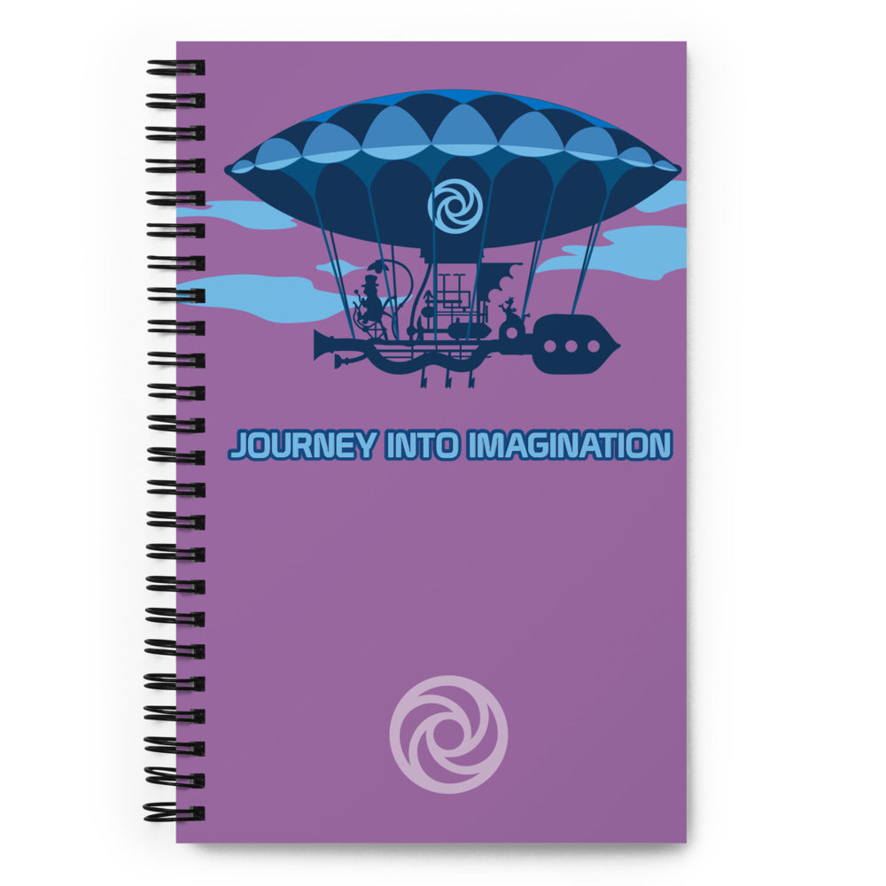 JOURNEY INTO IMAGINATION dream machine Spiral Notebook