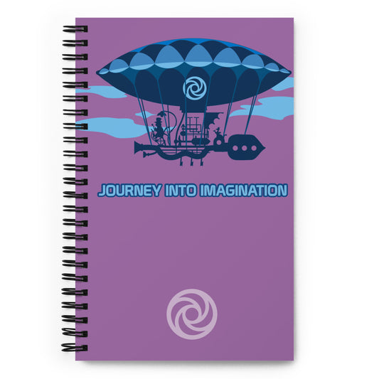 JOURNEY INTO IMAGINATION dream machine Spiral Notebook