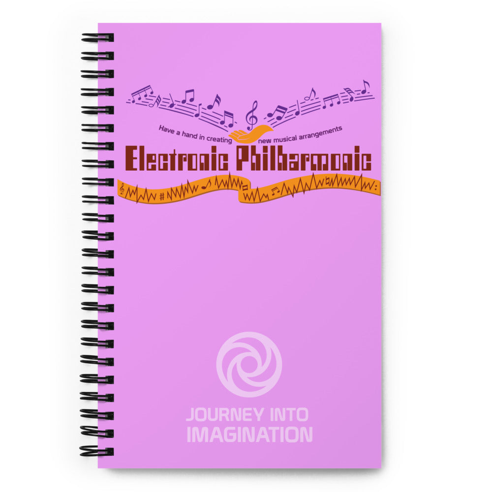 JOURNEY INTO IMAGINATION electronic philharmonic Spiral Notebook