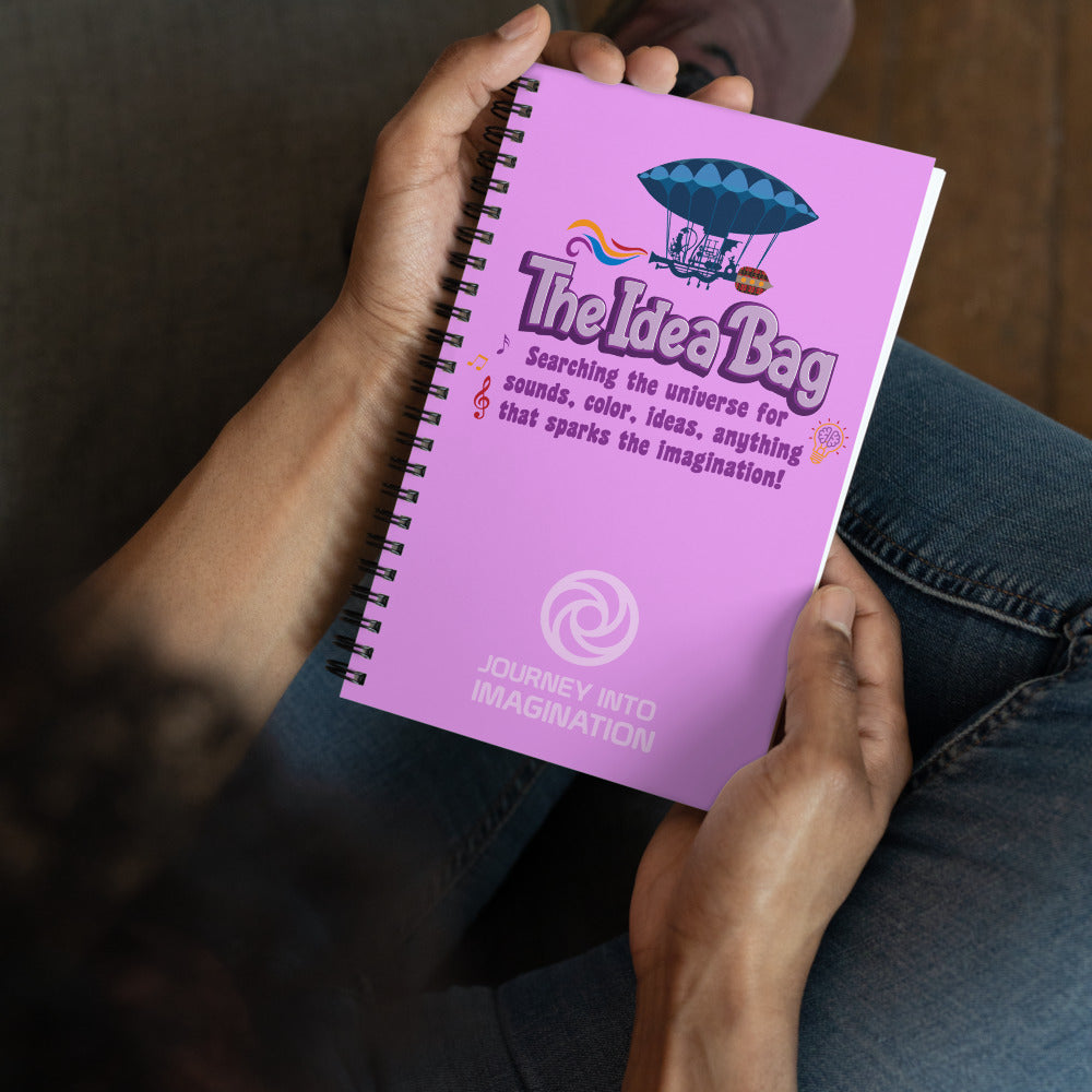 JOURNEY INTO IMAGINATION idea bag Spiral Notebook