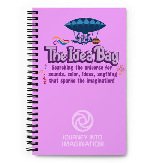 JOURNEY INTO IMAGINATION idea bag Spiral Notebook