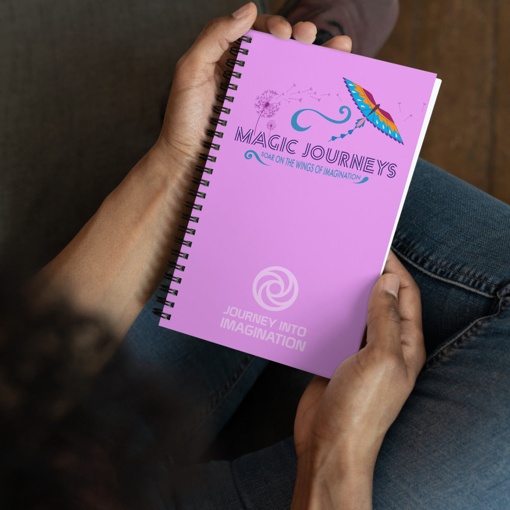 JOURNEY INTO IMAGINATION magic journeys Spiral Notebook