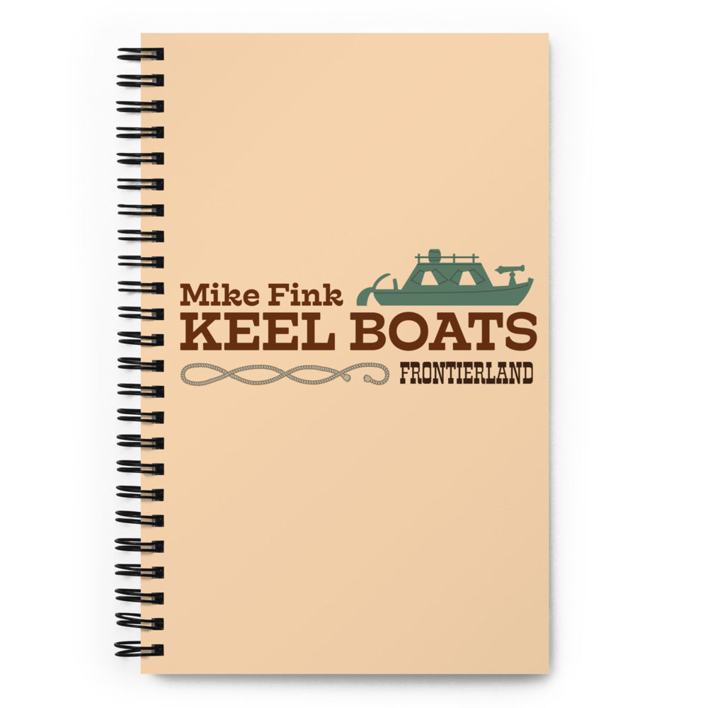 MIKE FINK KEEL BOATS title Spiral Notebook
